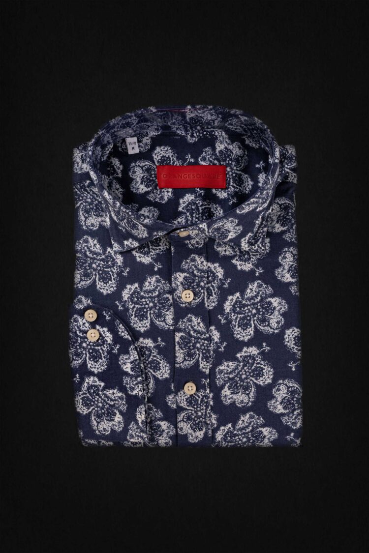 SUMMER DARK BLUE SHIRT.