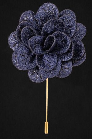 MICROFIBER PURPLE LAPEL FLOWER