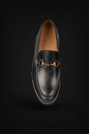 BIT LOAFER BLACK SHOE