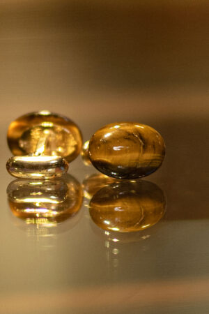 OVAL GOLD CUFFLINK