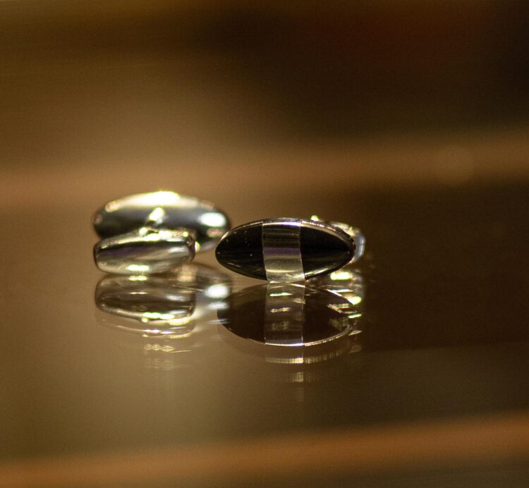 OVAL SILVER CUFFLINK