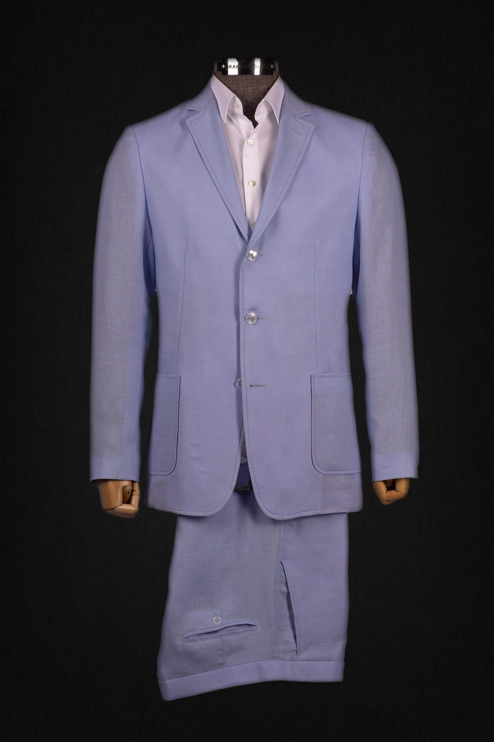 OCCASION SUIT-SKY BLUE-NOTCH LAPEL – ORANGESQUARE