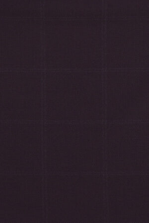 DARK BLUE WINDOWPANE FABRIC