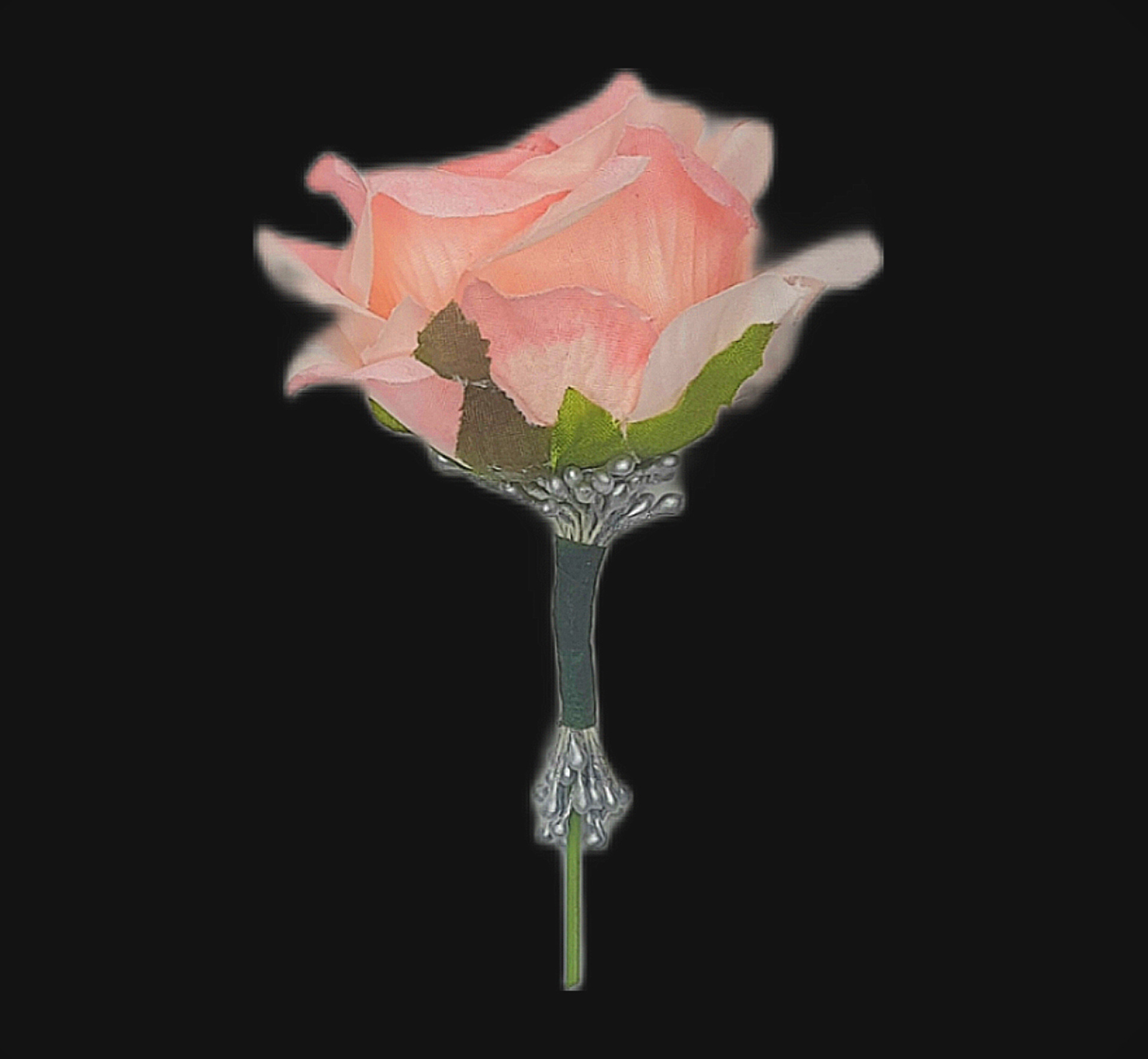 LIGHT PINK ROSE- FOR LAPEL