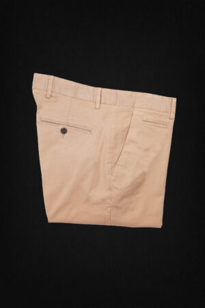 GABARDINE CAMEL TROUSER