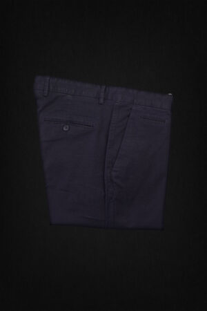 GABARDINE DARK BLUE TROUSER